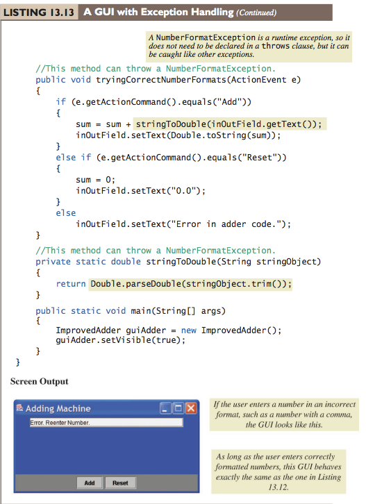 Solved 7. Write a program that produces a GUI with the | Chegg.com
