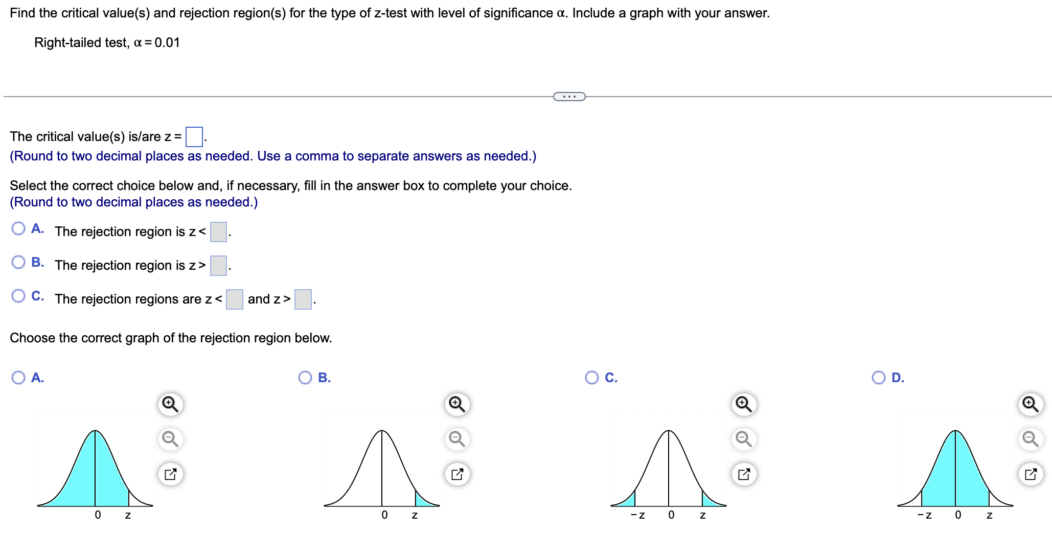 Solved Find the critical value(s) and rejection region(s) | Chegg.com