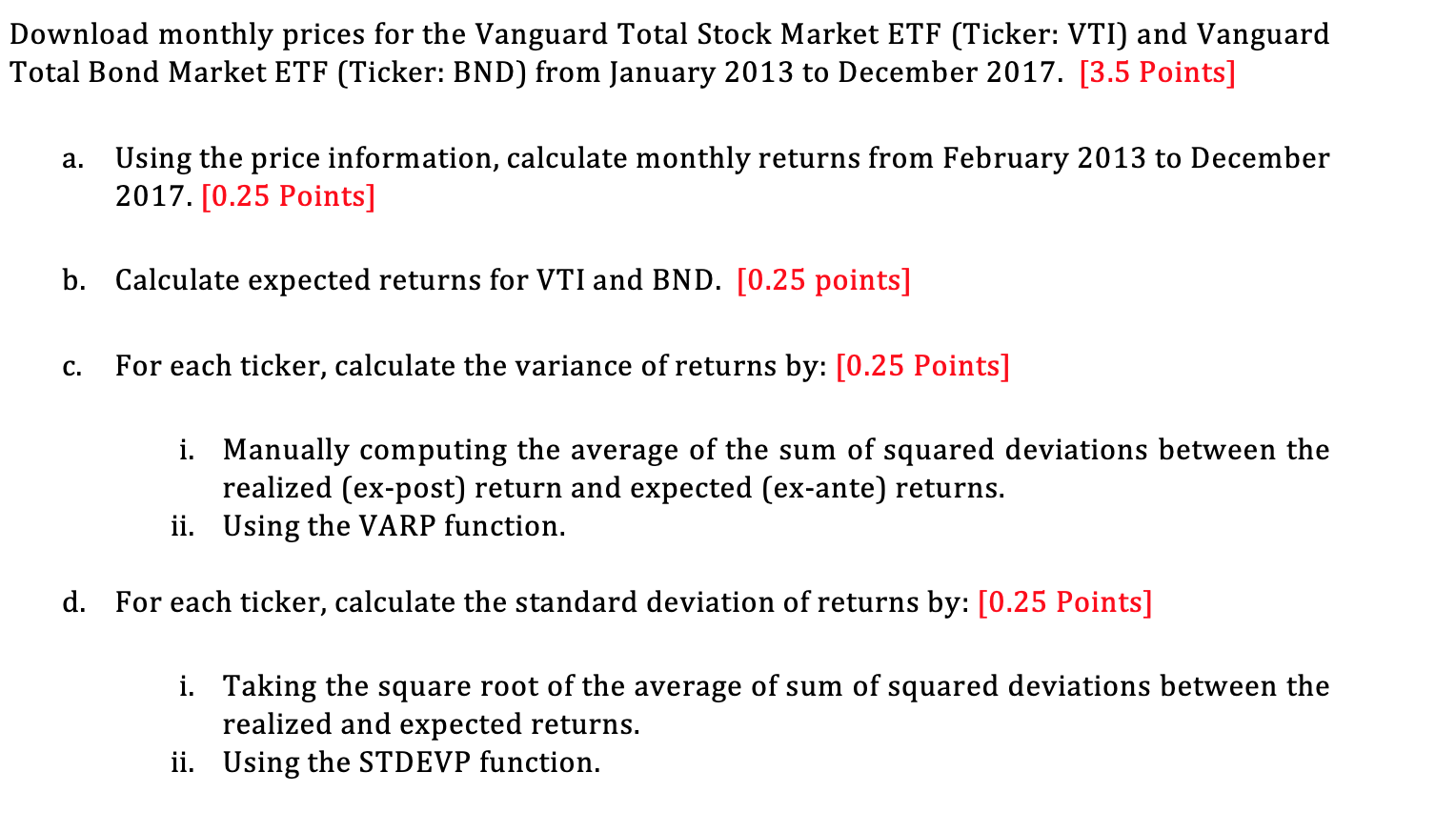 Vti store etf price