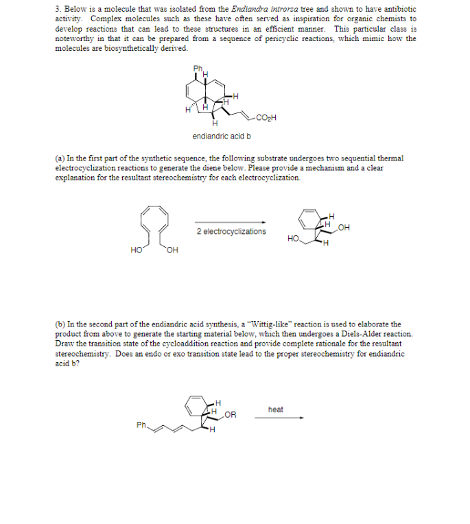 3. Below is a molecule that was isolated from the | Chegg.com