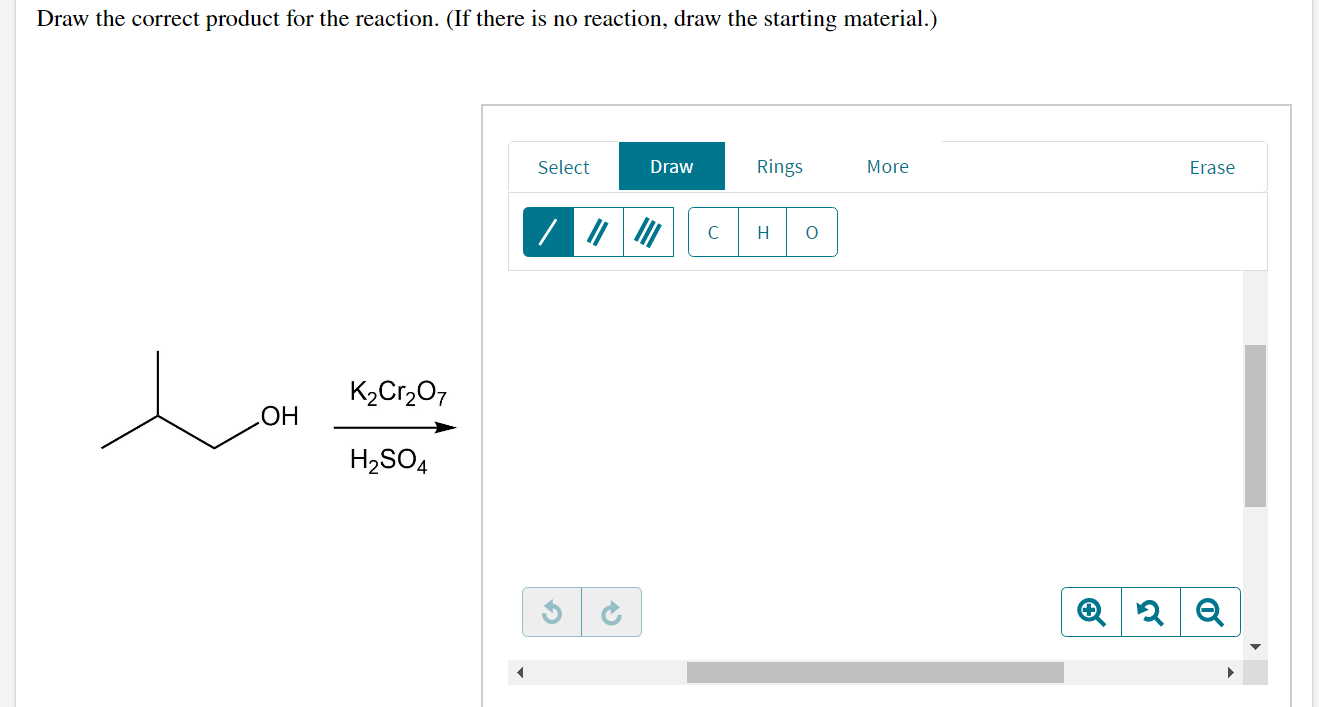 Solved Draw the correct product for the reaction (If there Chegg com