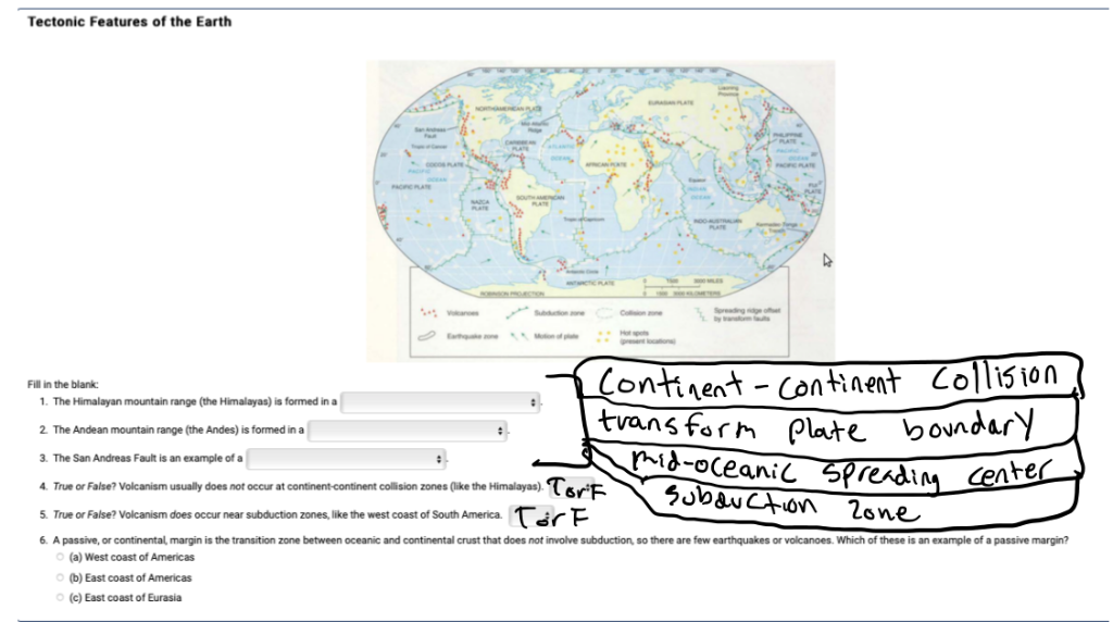 Solved Tectonic Features of the Earth Content Coninent Chegg com Solved Tectonic Features of the Earth Content Coninent Chegg com