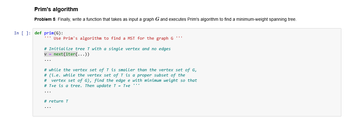 Graph Theory Python (copy and paste files) I finished | Chegg.com