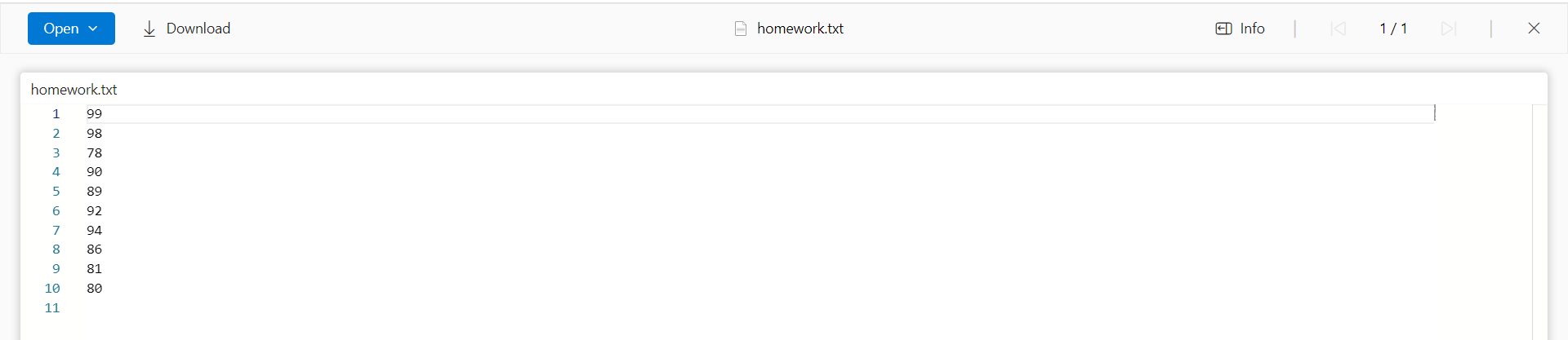 Solved Open ∨↓ Download homework.txt homework.txt | Chegg.com