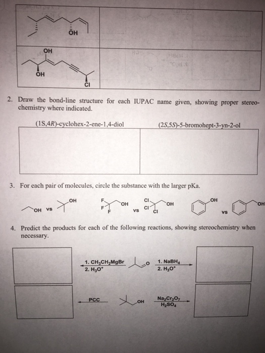 Solved Draw the bond-line structure for each IUPAC name | Chegg.com