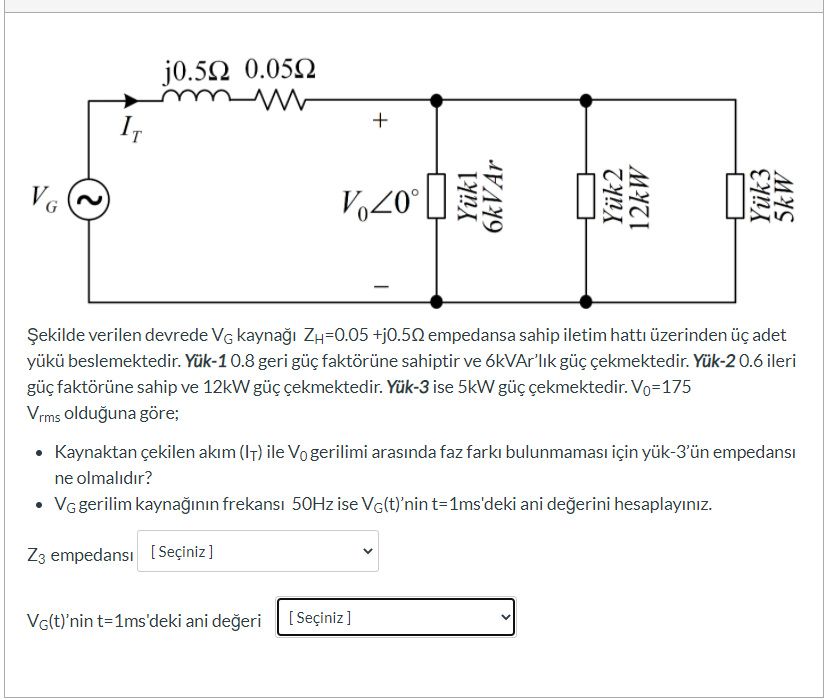 Solved In The Circuit Given In The Figure Vg Source Feed Chegg Com