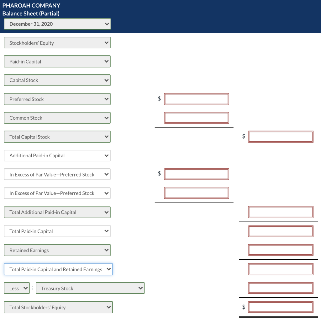 Solved The following stockholders' equity accounts,