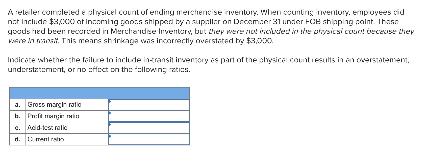 solved-a-retailer-completed-a-physical-count-of-ending-chegg