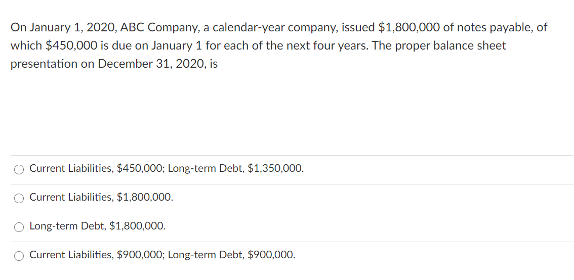 On January 1 2025 Donahue Company, A Calendar Year Company