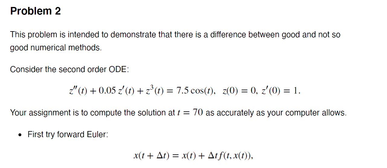 Solved Problem 2 This problem is intended to demonstrate | Chegg.com