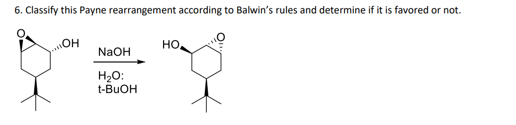 Solved Classify this Payne rearrangement according to | Chegg.com