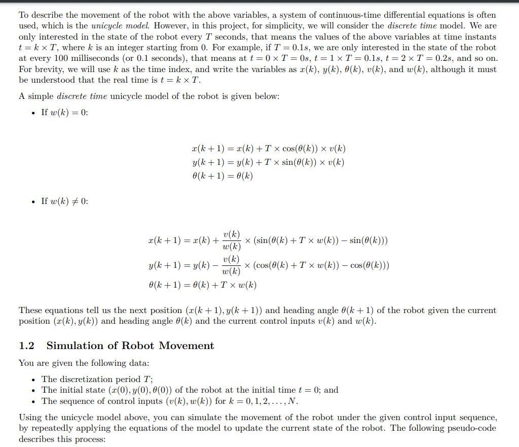Solved In this project, you will write C code to simulate | Chegg.com