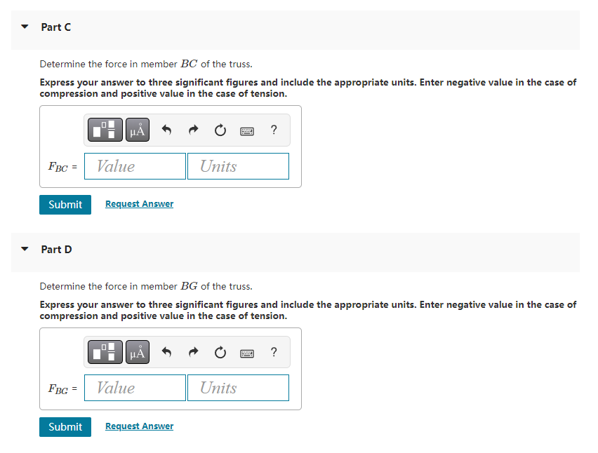 Solved Set P₁= 40 kN, P₂ = 30 kN. (Figure 1) Figure G 1.5 m | Chegg.com
