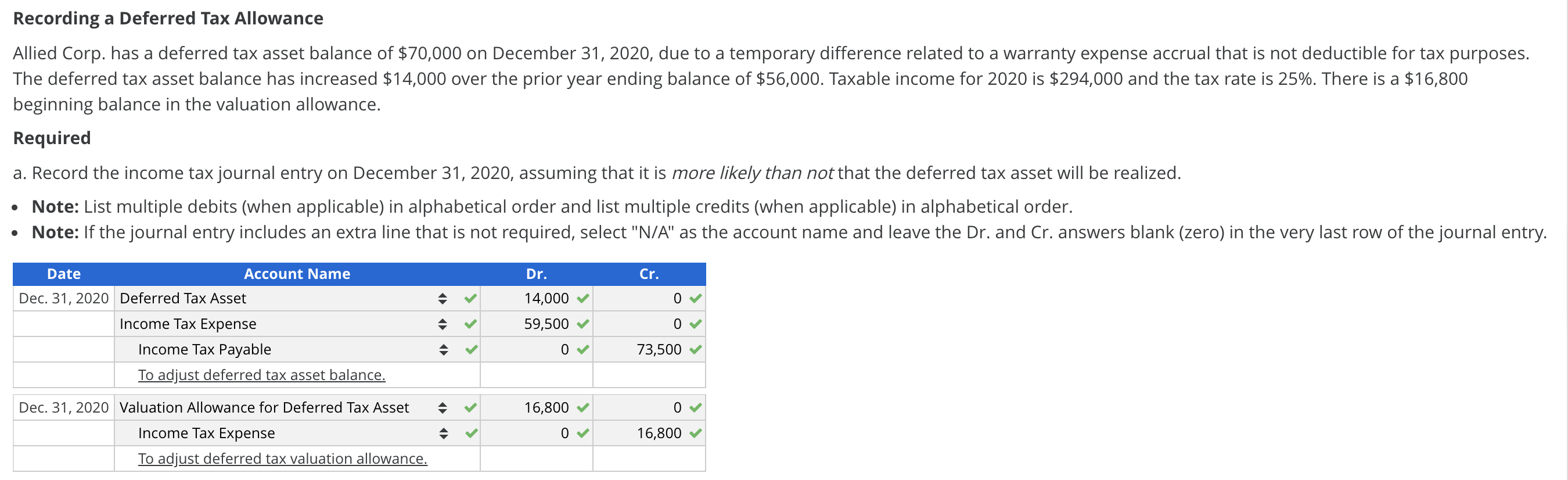 recording-a-deferred-tax-allowance-allied-corp-has-a-chegg