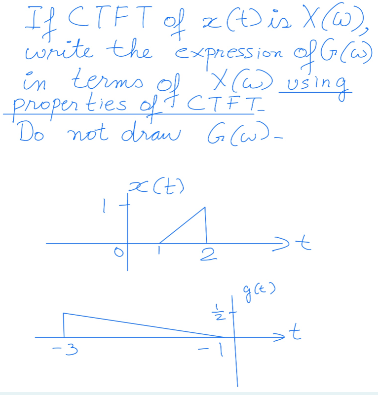 Solved If C Tft Of X T Is X W Write The Expression O Chegg Com