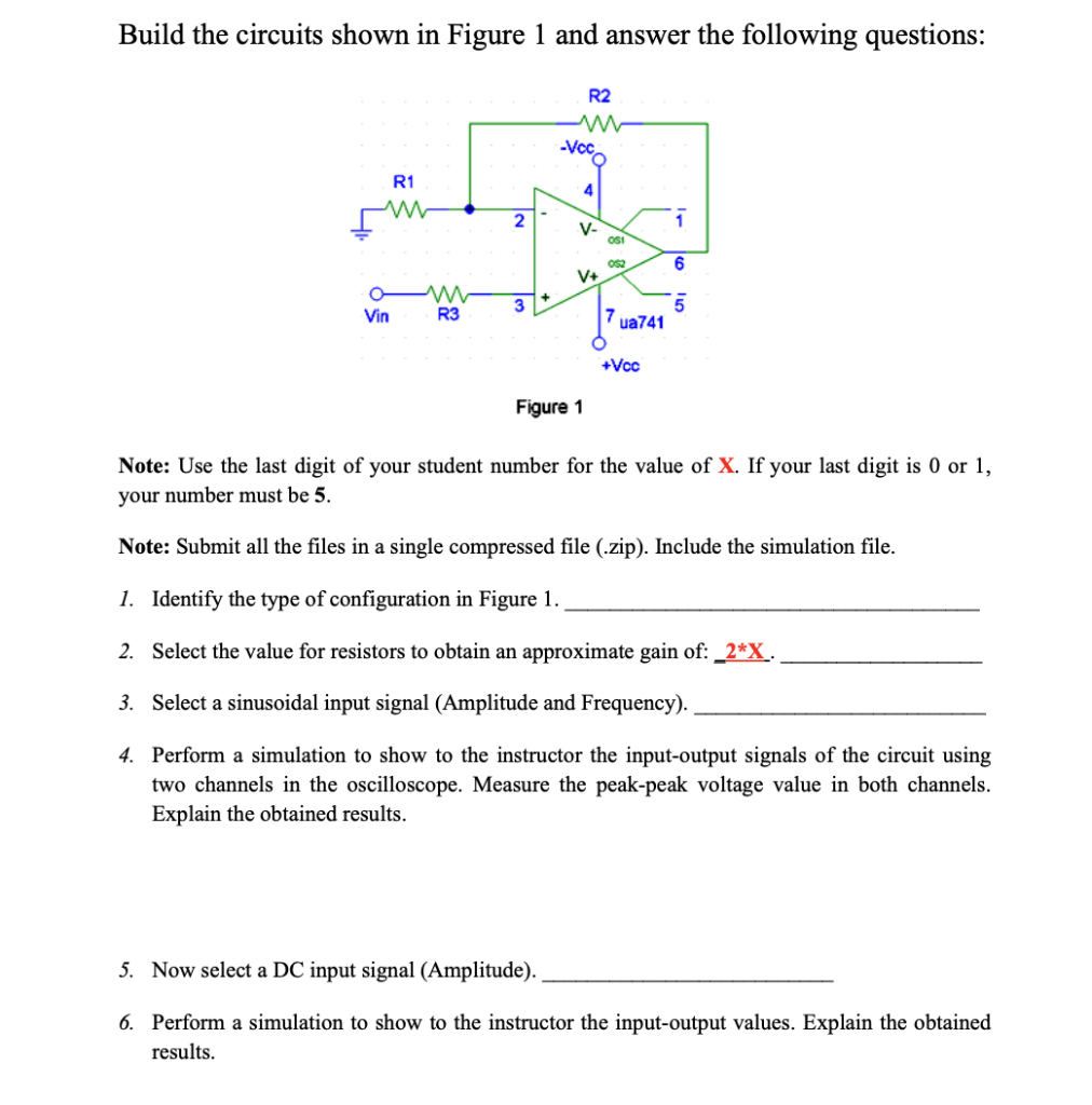 Solved Build The Circuits Shown In Figure 1 And Answer The | Chegg.com