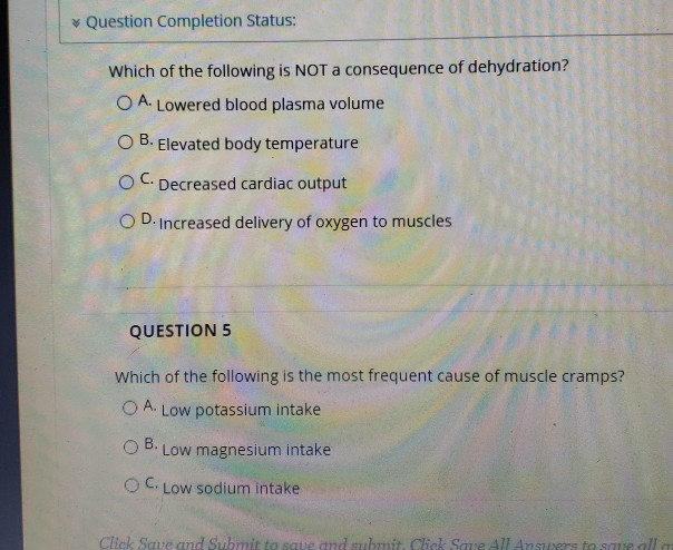 Solved Question Completion Status Which Of The Following Is Chegg