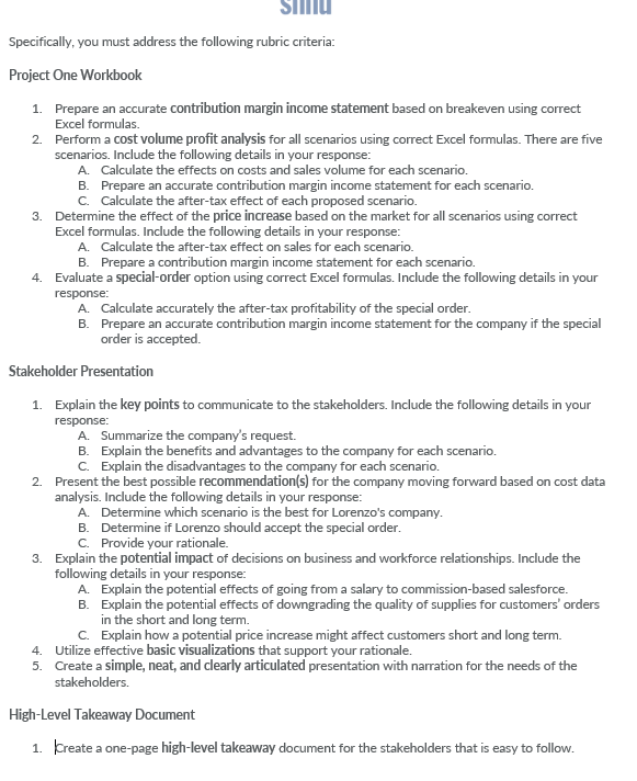 Need Help With High Level Take Away Document!! I | Chegg.com