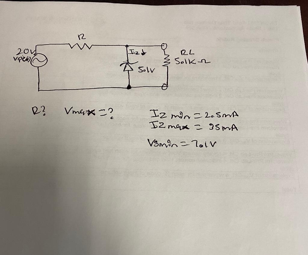 Solved Given is 20volts as a function of time at the peak. | Chegg.com