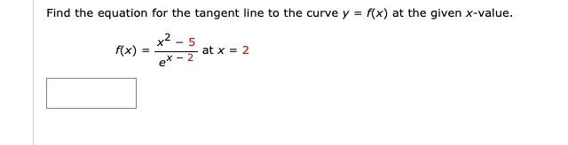 Solved Find the equation for the tangent line to the curve y | Chegg.com