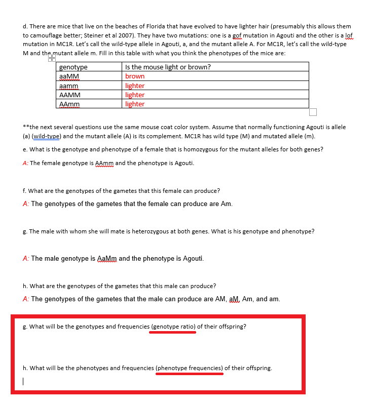 PLEASE READ: This question is from my Genetics class, | Chegg.com