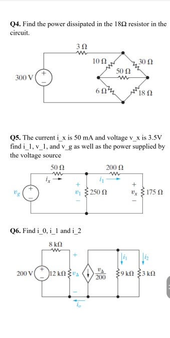 Solved Q2. Using voltage divider and/or current divider to | Chegg.com