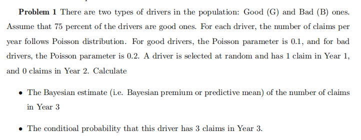 Solved Problem 1 There Are Two Types Of Drivers In The | Chegg.com