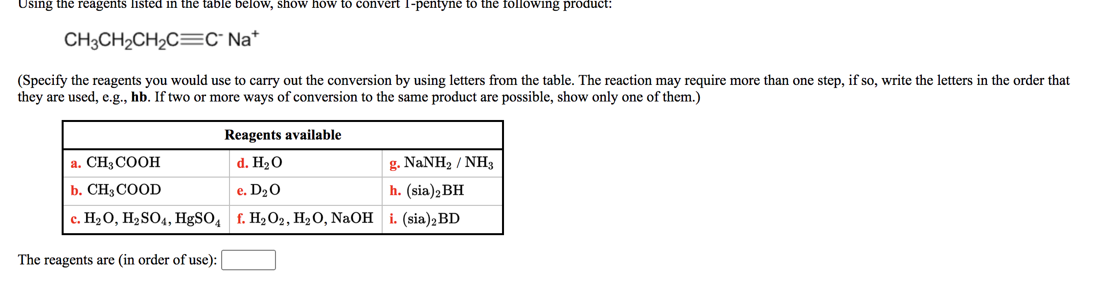 Solved Show How To Convert 1 Butyne To The Following Product Br