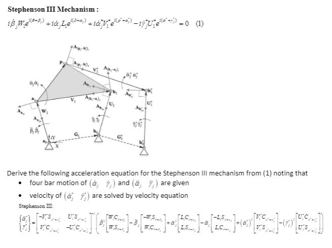 Stephenson Iii Mechanism Iss Wel Id Le 8 I Chegg Com