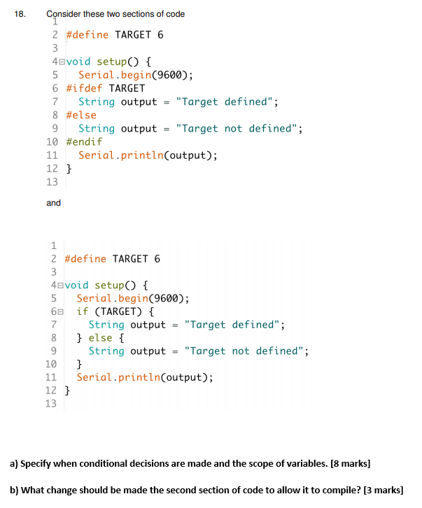 ARDUINO IDE PLEASE Hello, help would be much | Chegg.com