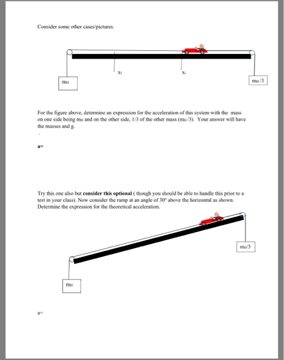 Solved PreLab 6 Modified Atwood Machines Name A simple