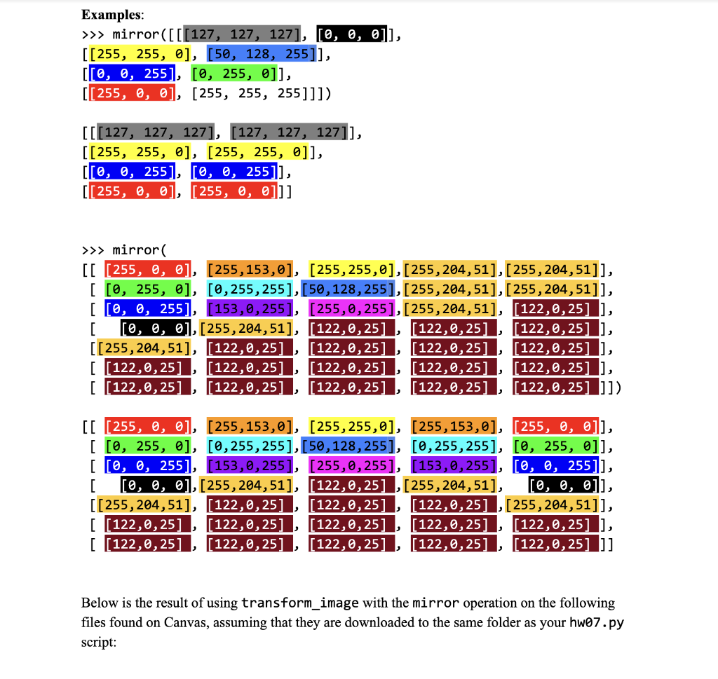 Solved Problem B. (7 Points) Sepia Filter Next, You Will | Chegg.com