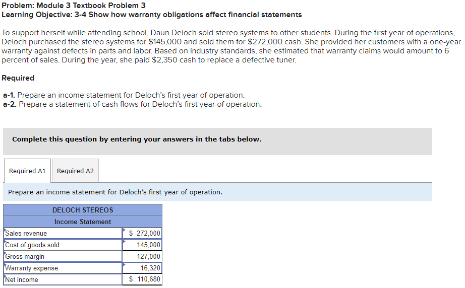 Solved Problem: Module 3 Textbook Problem 3 Learning | Chegg.com