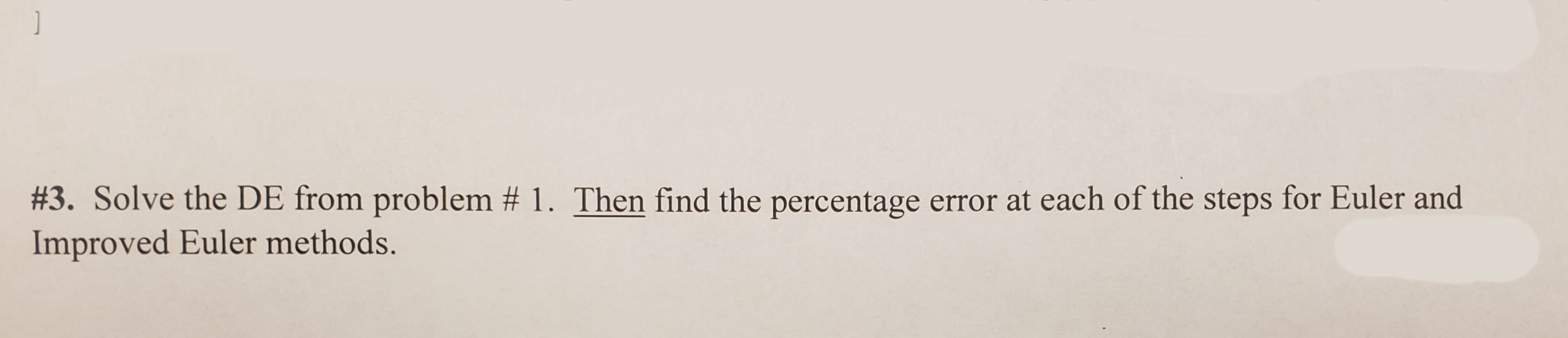 Solved \#1. Approximate y(0.3) using the Euler method with | Chegg.com