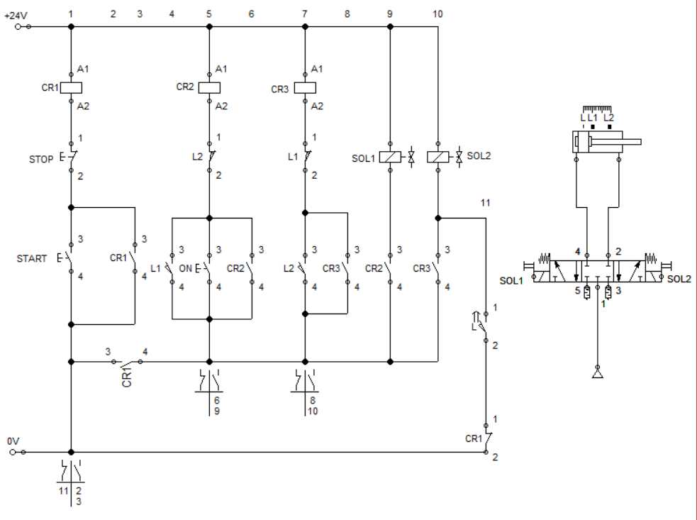 Make a PLC (Programmable Logic Control) circuit from