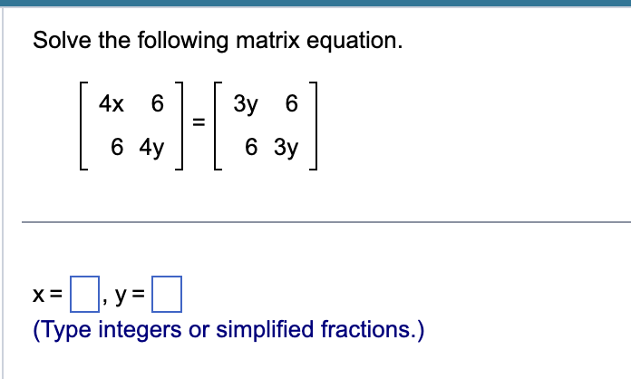 Solved Solve The Following Matrix 7764