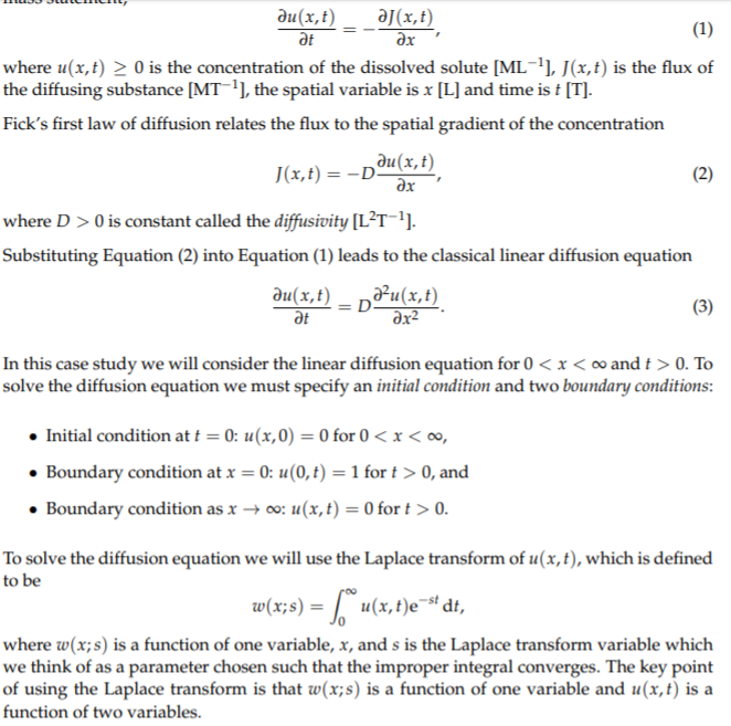 Solved Qu X T 0 Ot Dx Where U X T 0 Is The Co Chegg Com