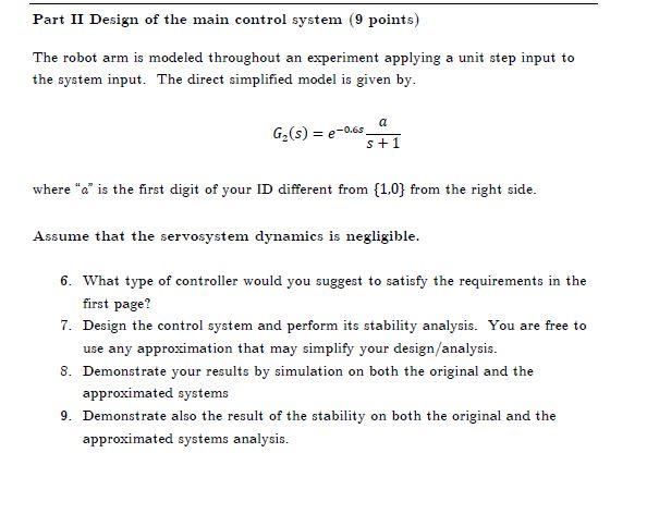 Control problems hot sale in robotics