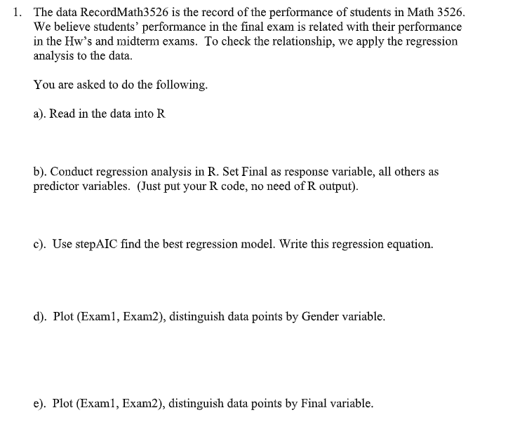 Solved Hw1 Hw2 Hw3 Exam1 Hw4 Exam2 Hw5 | Chegg.com