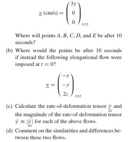 Solved Consider the points in a fluid with the | Chegg.com