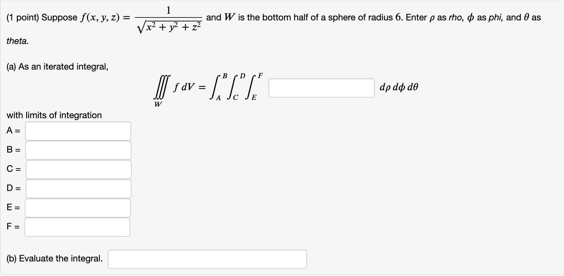 Solved 1 Point Suppose F X Y Z X2 Y2 Z21 And W Is The