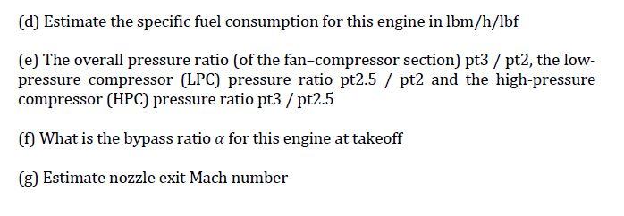 A Mixed Exhaust Turbofan Engine (JT8D From Pratt And | Chegg.com