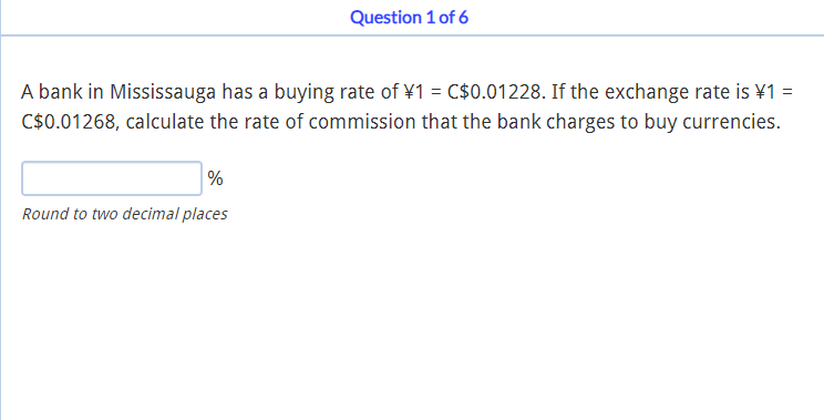 exchange rate mississauga