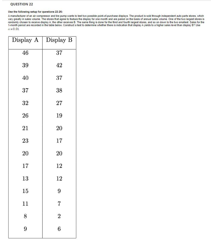 Solved Use The Following Setup For Questions A Chegg Com