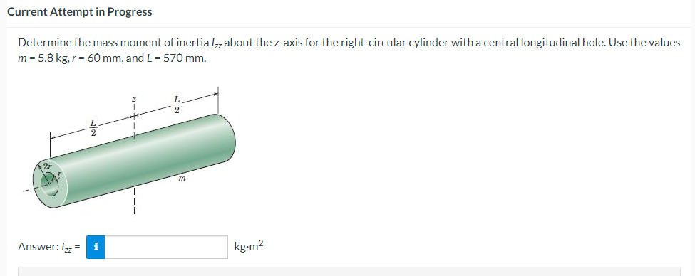 Solved Determine The Mass Moment Of Inertia Izz About The