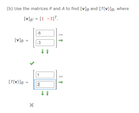 Solved Let B = {(1, 3), (-2,-2)} And B' = {(-12, 0), (-4,4)} | Chegg.com