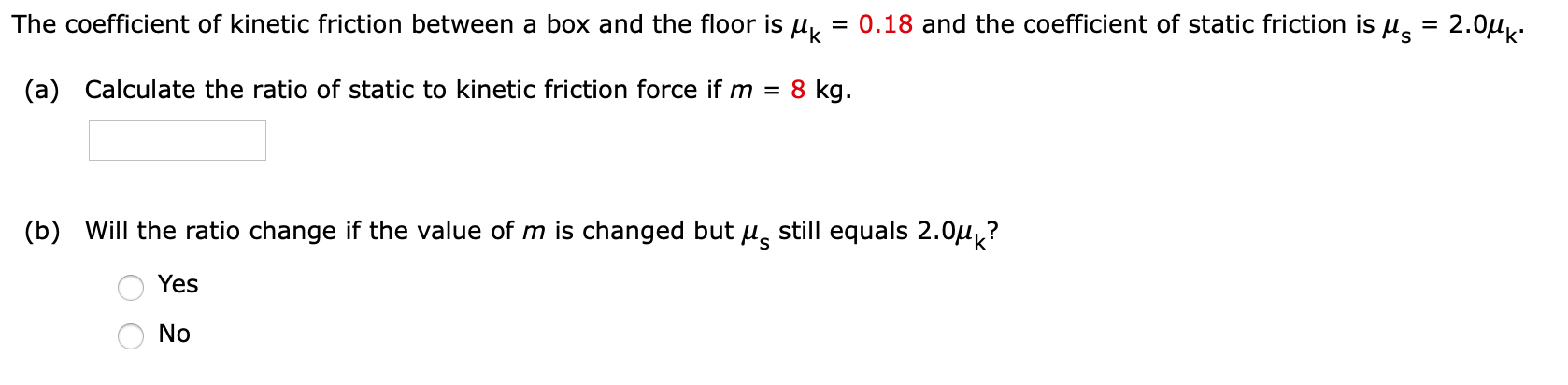 Solved The coefficient of kinetic friction between a box and | Chegg.com