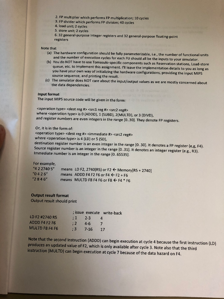 Problem 3. Dynamic Scheduling Programming Assignment | Chegg.com