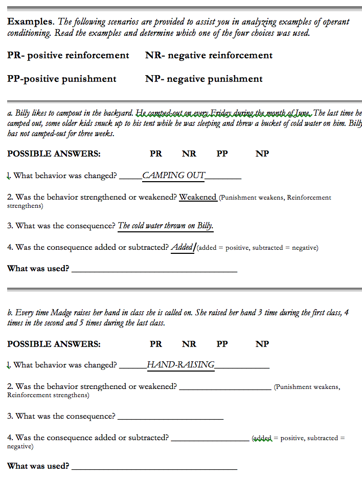 Solved Examples. The following scenarios are provided to | Chegg.com