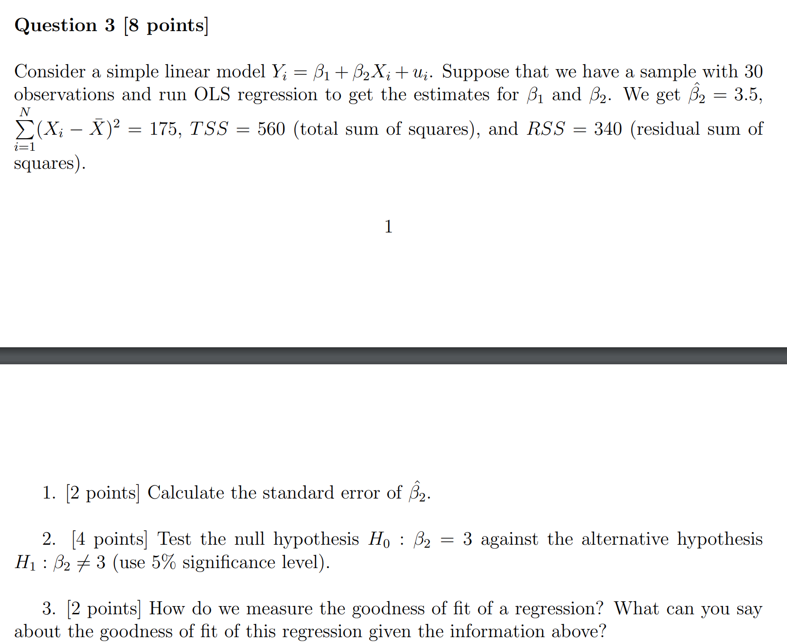 Solved Question 3 [8 ﻿points] t ﻿Distribution: Critical | Chegg.com